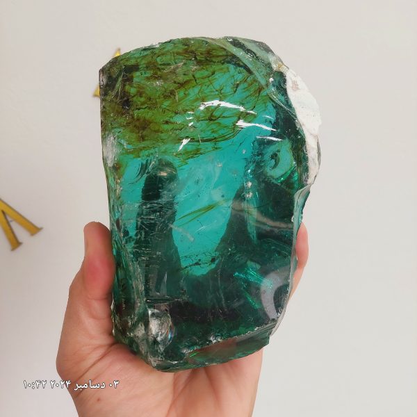 سنگ راف معدنی و طبیعی آبسیدین به وزن 2350گرم