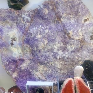 سنگ راف غول آسای آماتیس طبیعی ایرانی خوش رنگ به وزن ۱۴ کیلوگرم